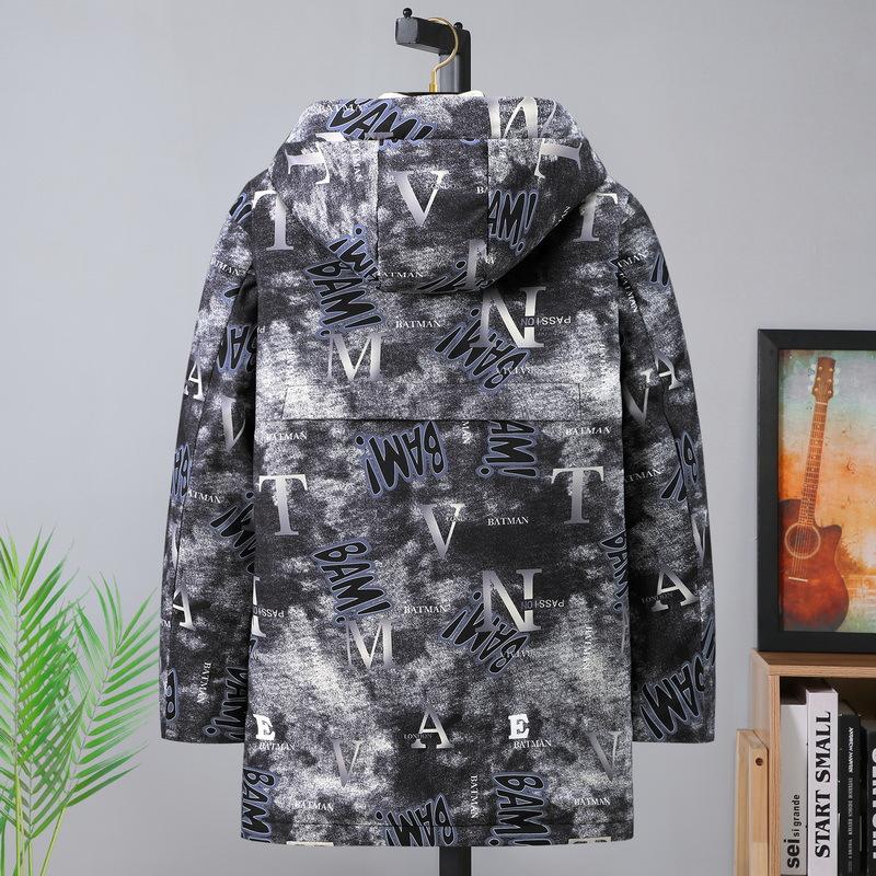 Пальто больших размеров, мужское толстое хлопковое пальто, зимнее пальто средней длины, хлопковая куртка большого размера, свободная утолщенная толстая мужская куртка 4XL-10XL