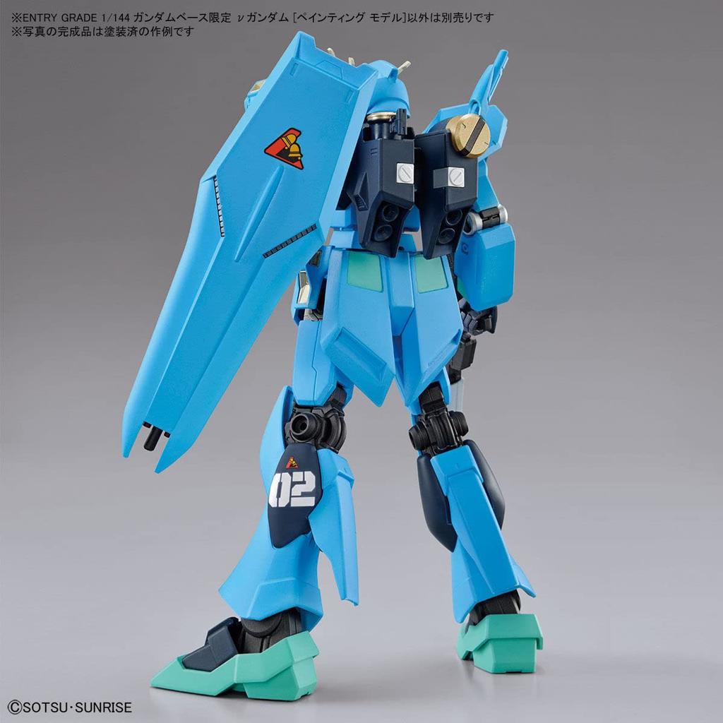 Bandai ENTRY GRADE Gundam Base Limited Nu Gundam Мобильный Доспех Контратака 1/144 [Модель для покраски] Гандам Чара