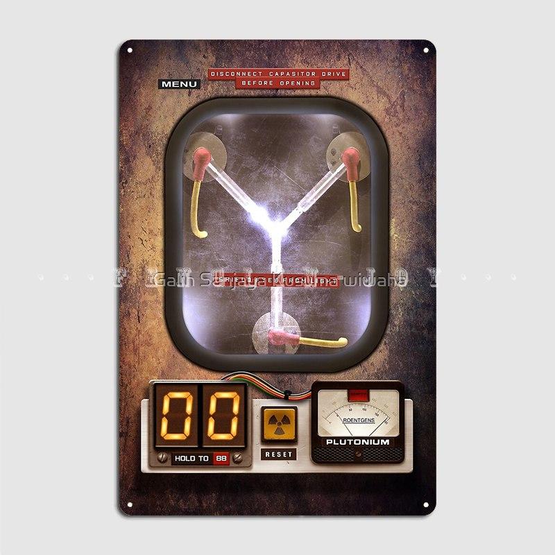 Стимпанк Рустикальный Конденсатор Потока Металлическая Табличка Кино Кухня Классическая Пещера Паб Таблички Жестяная Табличка Постер