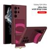 Ultra Thin Phone Case With Wrist Strap Kickstand Galaxy S24 S23 Series Shockproof PC Cover