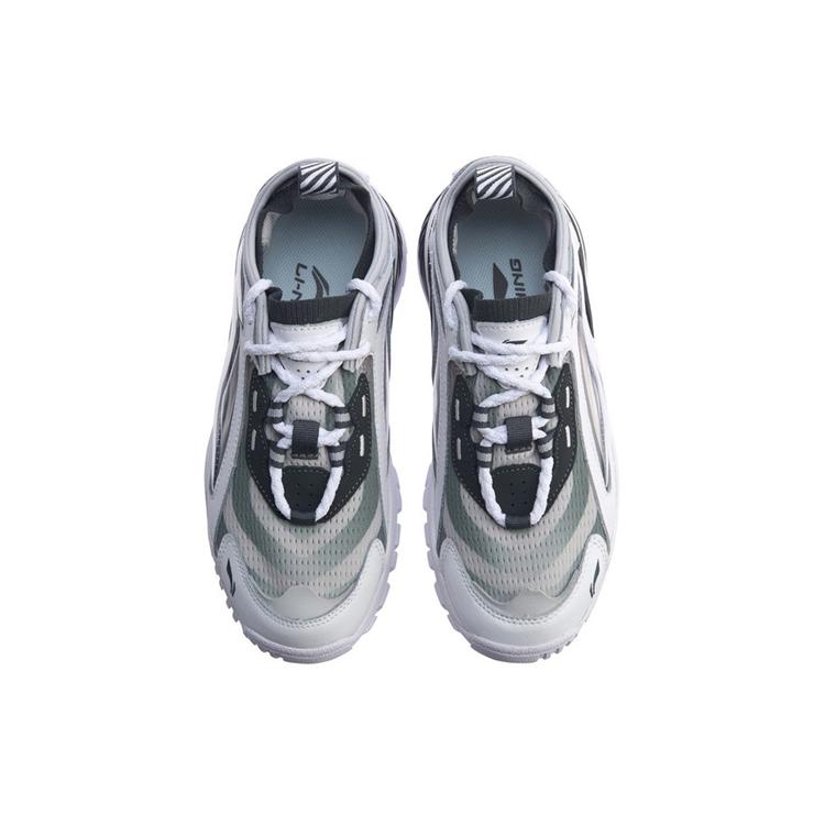 Li Ning Aurora Skywalk Текстиль, Синтетическая кожа Модный Амортизация Устойчивость к истиранию Дышащий Покрытие AGLP108-3