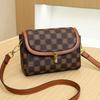 Bag Fashion Snowflake Plaid High-grade Texture Sandwich Partition Design Commuter Handbag Crossbody Bag Women's Bag