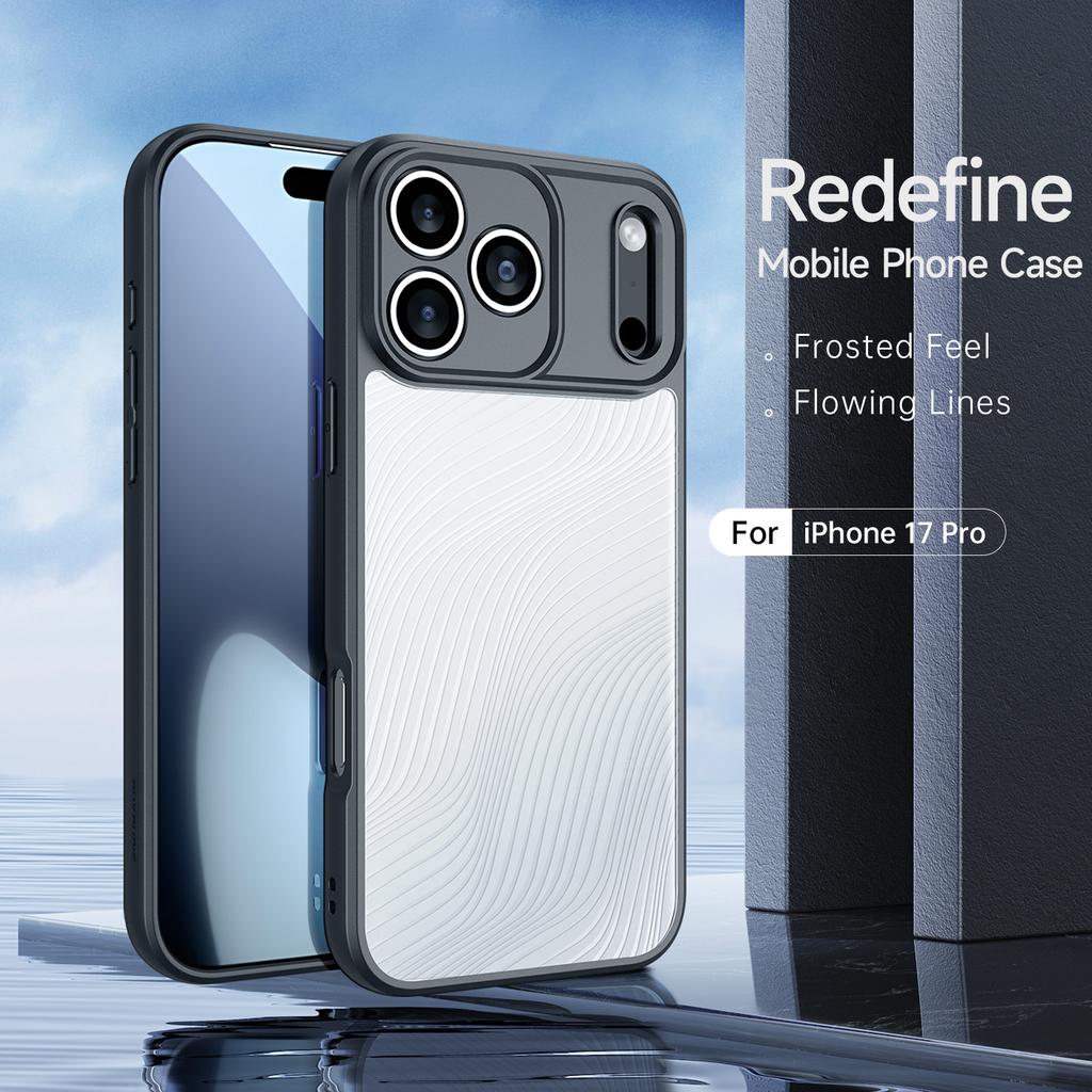 Для iPhone 17 Pro Чехол DUX DUCIS Серия Aimo ТПУ+ПК Матовый Противоударный Чехол для Телефона (Сертификация REACH)
