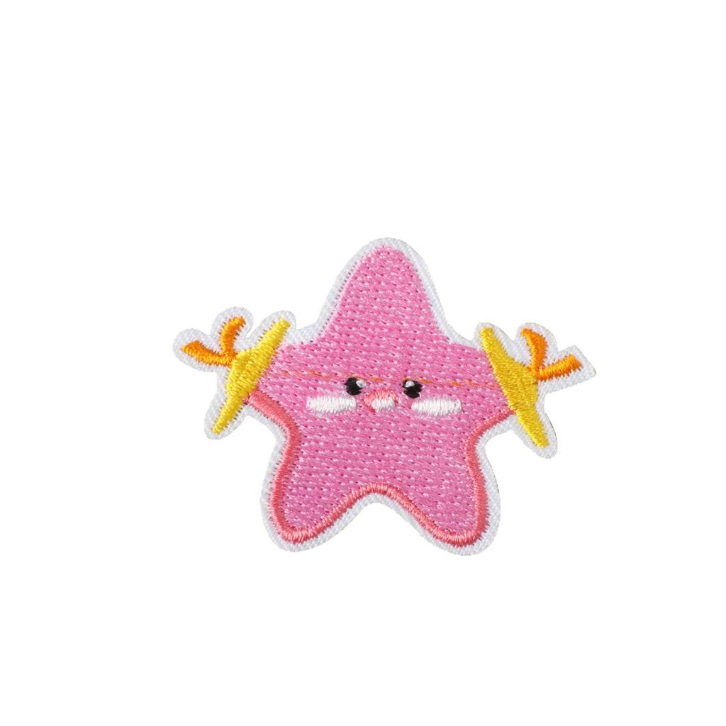 Ocean Concert Embroidery Cloth Sticker Mermaid Patch Sticker Bag Decoration Whale Coral Cute Embroidery Label Ironing