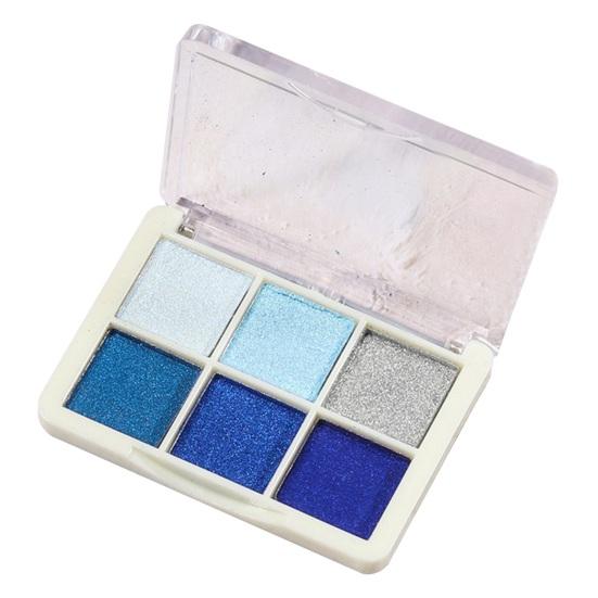 1 набор блестящих пудр для ногтей DIY 6 цветов светящийся твердый пигмент для ногтей порошок