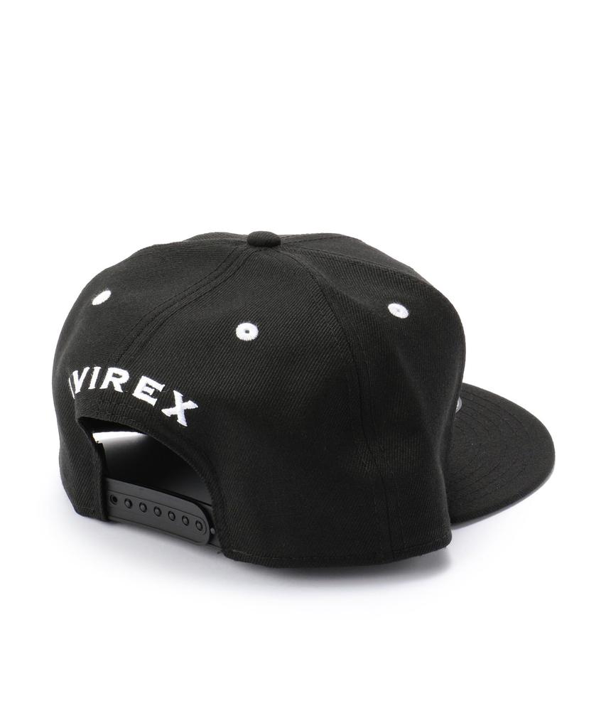 AVIREX x NEW ERA 9FIFTY SNAP BACK CAP TYPE F AC, Men's, 010, Black, 783-4174003