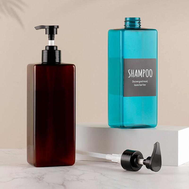 3 шт. 500 мл квадратный дозатор для мыла, многоразовая бутылка с водонепроницаемыми этикетками для жидкого мыла, лосьона, шампуня и кондиционера