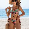 Trendy European & American Women's Sexy Bikini Set – Chic Two-Piece Swimwear with Stylish Back Design