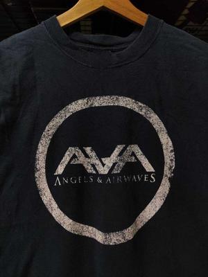Angels & Airwaves Логотип Группы Черный Цвет Хлопок BT638 Унисекс Футболка