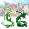 Premium 80cm Rayquaza Sky Dragon Plush Toy Short Plush Fabric With Pp Cotton Filling