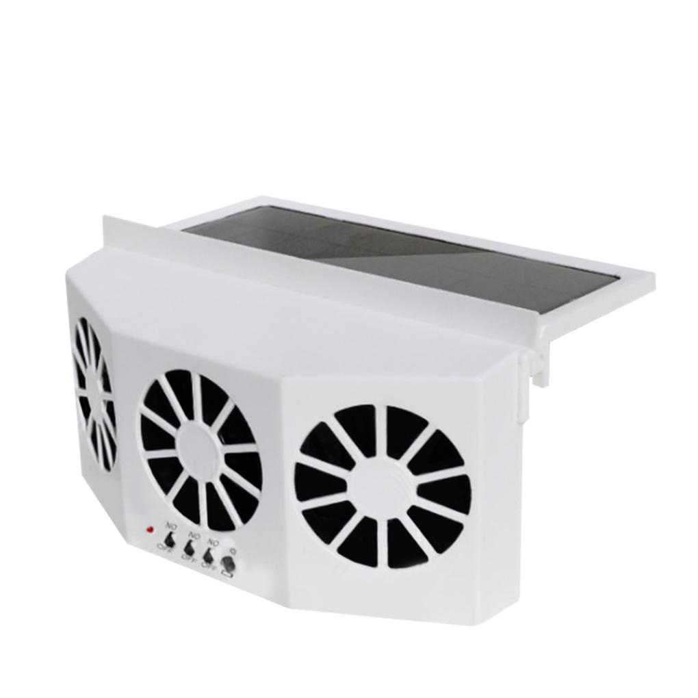 Солнечный автомобильный вытяжной вентилятор, энергосберегающий, способствующий циркуляции воздуха, работающий на солнечной энергии, автомобильный вентилятор, автоматический воздухоотводчик, белый