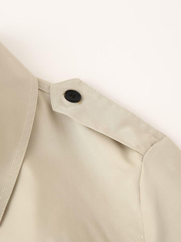 Autumn/Winter 2024 Women's Fashion Trench Coat Dress 6465