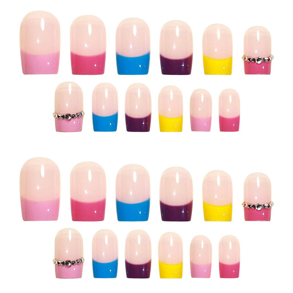 Manicure Wearable Nails Can Be Removed Repeatedly for Fake Nail Pieces and Diamonds. Wearable Women's Waterproof Nail Patches