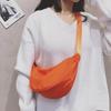 Yogodlns Casual Nylon Shoulder Dumpling Bag Light Crossbody Bag Large Capacity Waist Bag Fashion Half-moon Hobo Bag Clutch