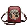 Модная женская этническая сумка на одно плечо для мобильного телефона, женская сумка кроссбоди большой вместимости