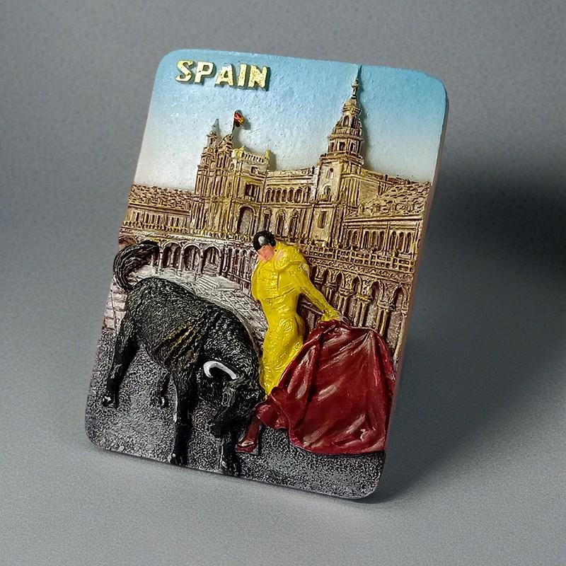 Европа Испания магниты на холодильник Португалия Смоляные палочки на холодильник Туризм Памятные подарки ручной работы Креативные подарки Барселона Лиссабон