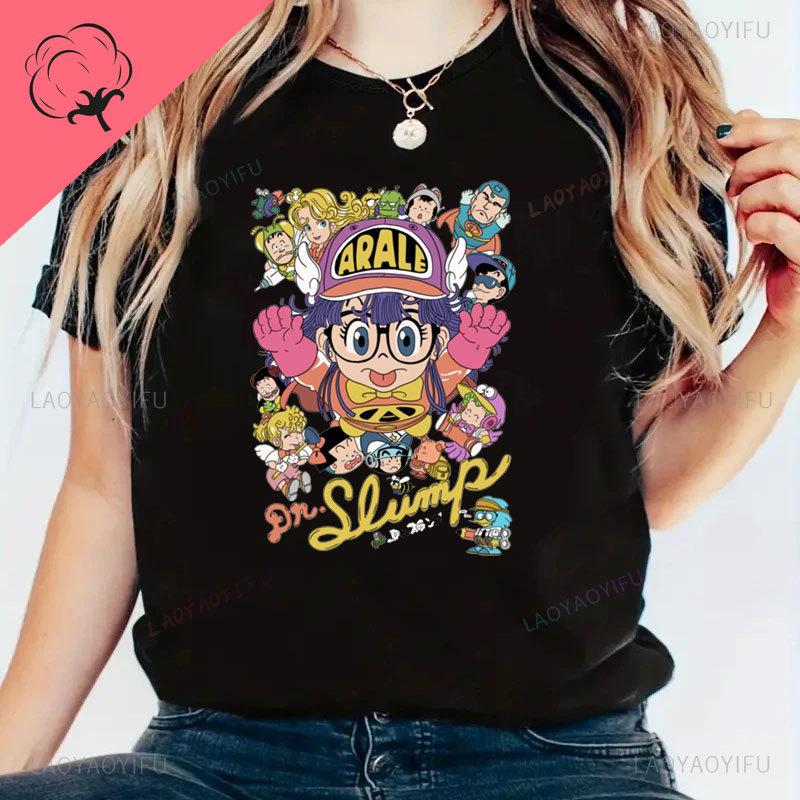 Arale Drslump Tee Tshirt Pure Cotton Graphic T Shirts Y2k Top Unisex Clothing