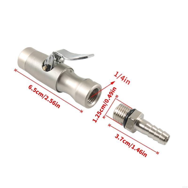 2025 Новый высокопрочный фиксирующийся воздушный патрон с 1/4 дюйма FNPT закрытой конструкции для накачки шин и компрессоров Нет
