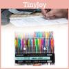 48 Watercolor Color Chalk Marker Set Student Doodle Coloring Bullet Gift Pen
