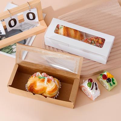 20 шт. прямоугольных прозрачных упаковочных коробок с окном, одноразовые пищевые контейнеры, подарочные упаковочные коробки, упаковочные материалы для выпечки