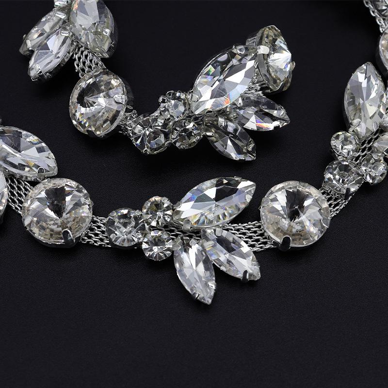 Цепочка с кристаллами Маркиза на когтях для DIY вечернего платья и модных аксессуаров высокого класса