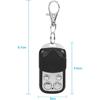 Keyless Entry Car Key Fob | Universal Cloning Key Fob | Car Key Fob Keyless Entry Remote Wireless Alarm Remote Control Key Fob for Car Garage Door