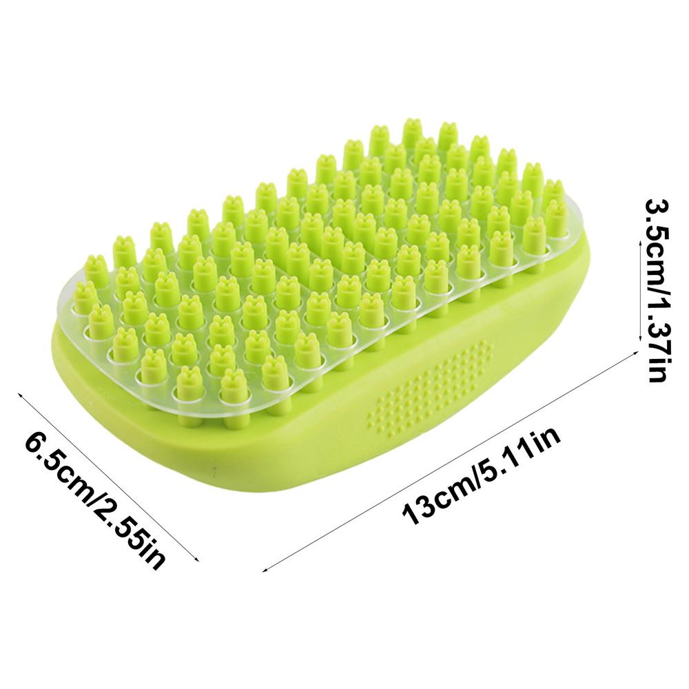 Щетка для мытья собак Щетка для ухода за кошками Щетка для вычесывания собак Шампунь для животных Ванна Успокаивающий массаж Резиновые щетинки Щетка-грабли Животное