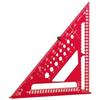 A95I-Треугольная линейка с позиционирующим штифтом, Многоугольная линейка для деревообработки, Высокоточная разметочная линейка-чертилка под прямым углом