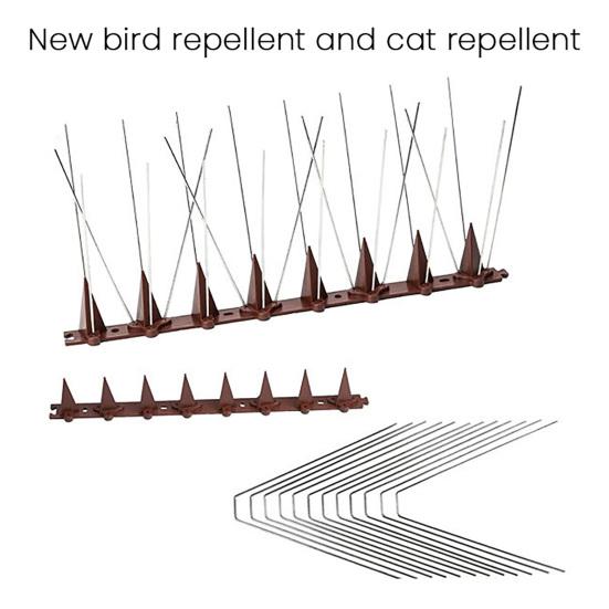 10 шт. шипов для отпугивания птиц, шипов для ограждений и стен, шипов для отпугивания кошек и голубей, шипов для предотвращения перелезания, которые не дают птицам приземлиться на подоконники и заборы