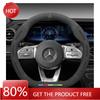 Автомобильная наклейка Чехол на руль автомобиля Для Mercedes Benz A B C E S V-класс GLB GLC GLE Sprinter Pilot SLK SLC W203 W204 ML Vito W1
