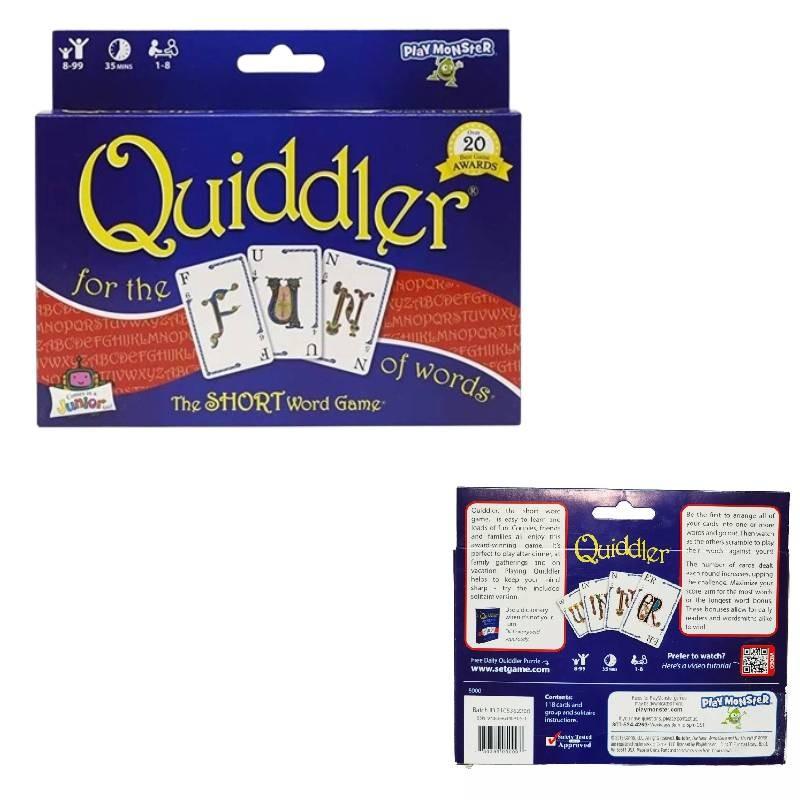 Увлекательная карточная игра Квиддлер для семьи и друзей с дизайном «Пять корон», идеально подходящая для стратегии и веселых посиделок