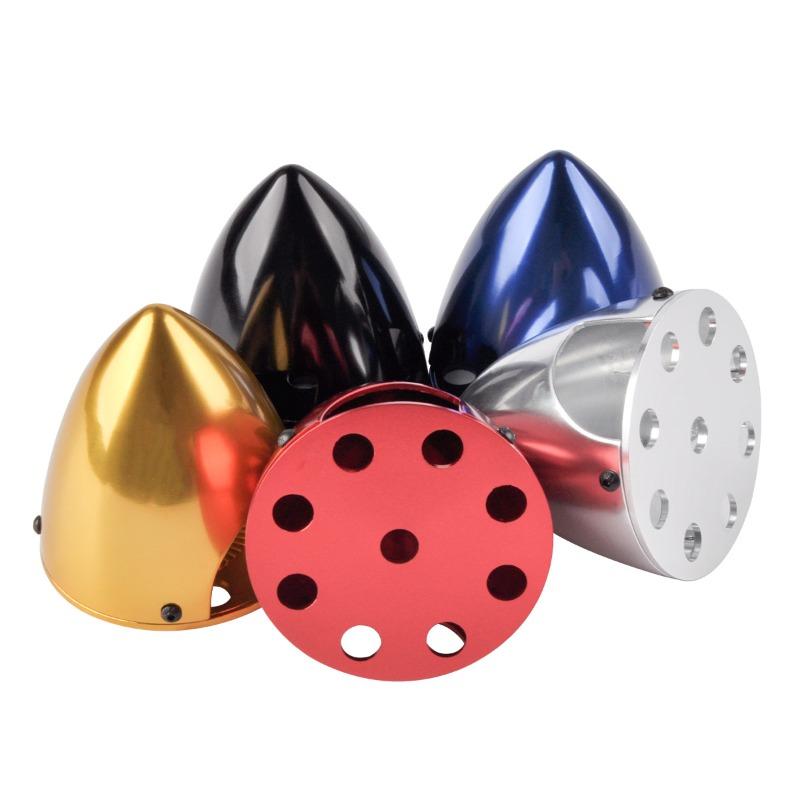 2.5inch Aluminum Alloy Pointed Spinner for RC Gas Electric Nitro Airplane Fixed Wing Aircraft Drone Accessory