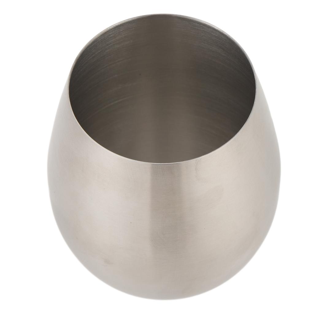 Wine Glass 304 Stainless Steel 570ML Metal Drinking Cup Outdoor Cooler Cup Dishwasher Safe