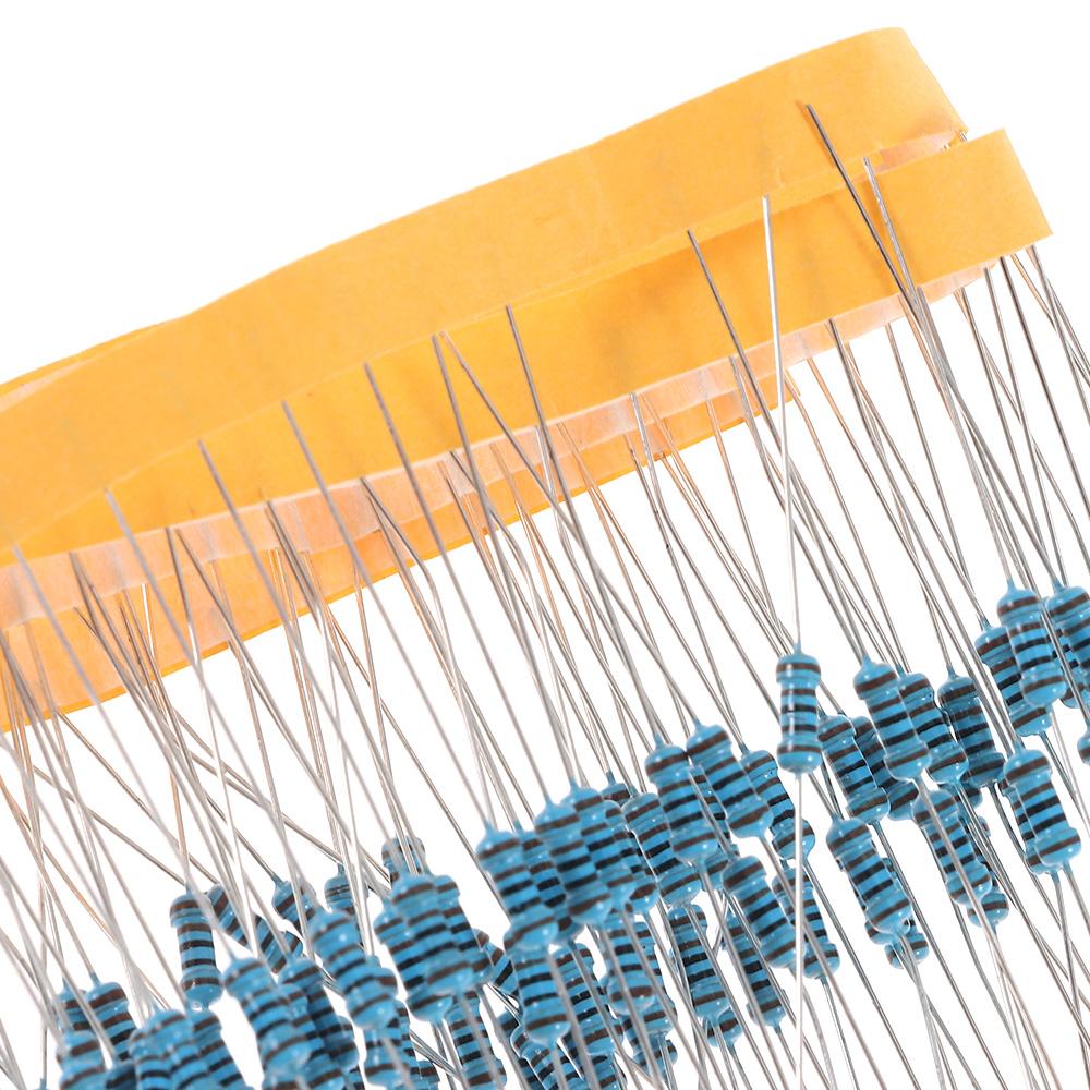100PCS 1000 Ohm 1k Ohm Resistor High-precision 1/4W Resistors Metal Film Resistor Electronics