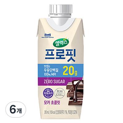 Профит Молочный Протеин Мокко Шоколад, 250мл, 6 штук