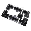 Solar Panel Mounting Brackets ABS Corner Bracket Kit with Junction Box Installation On RV Boats Camping Vehicle