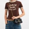 Coach Tabby 19 Quilted Detail Chain Gold Hardware Leather Shoulder Bag Small Women shoulder bag Black CBH23-B4BK