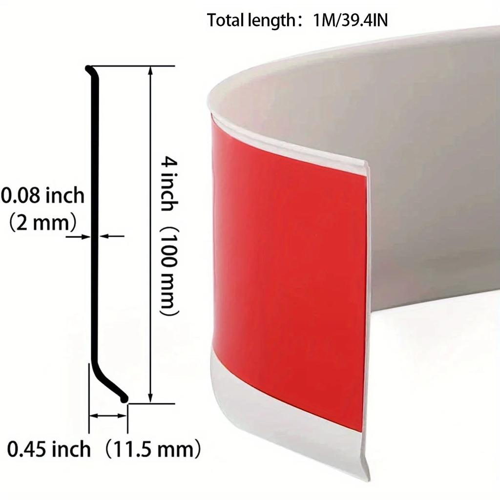 Новый гибкий плинтус 4 дюйма самоклеящийся виниловый настенный плинтус отслаивающийся и приклеивающийся угловой плинтус резиновый настенный плинтус