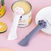 New Cat Paw Two-Way Can Opener Spoon for Cat Food and Wet Food