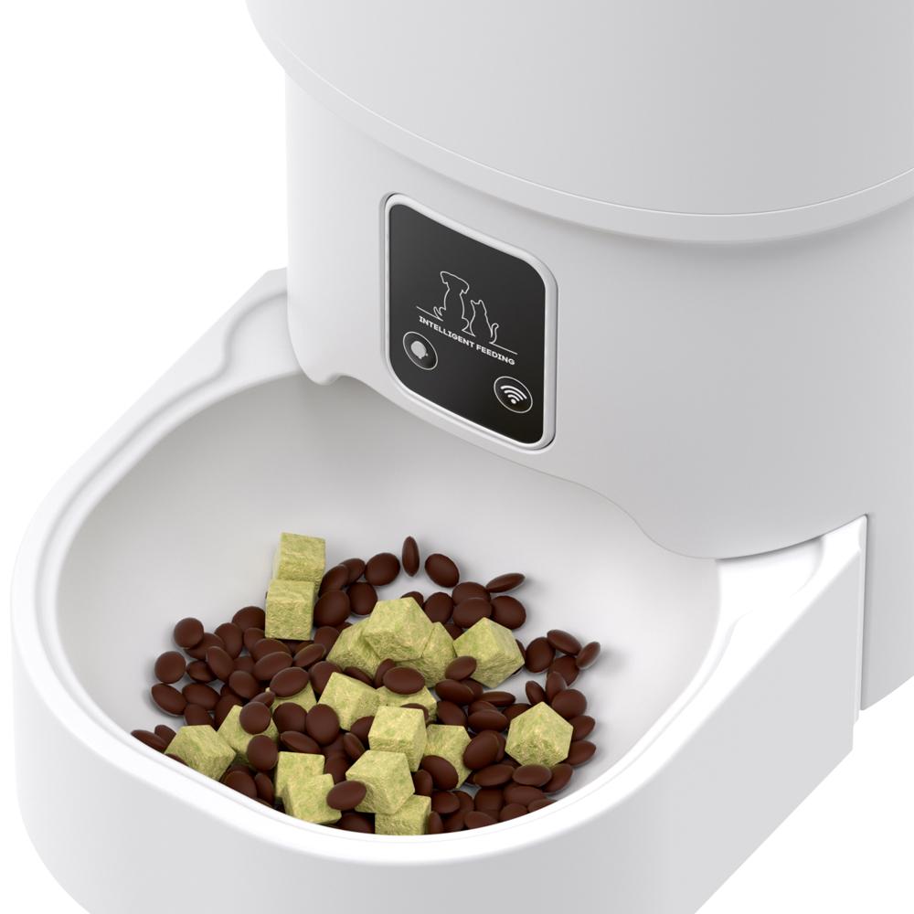 4 л Кормушка для домашних животных Таймер 5 В USB Умная автоматическая кормушка для кошек и собак Кнопка WIFI APP Интеллектуальный диспенсер сухого корма Миска для собаки
