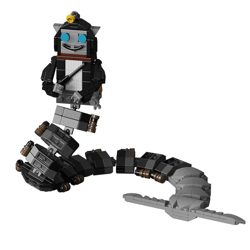 571PCS Sebastian Solace Squiddles Building Blocks Set, Ocean Fantasy Mermaid и Squid Figures, Creative Bricks Gift for Children