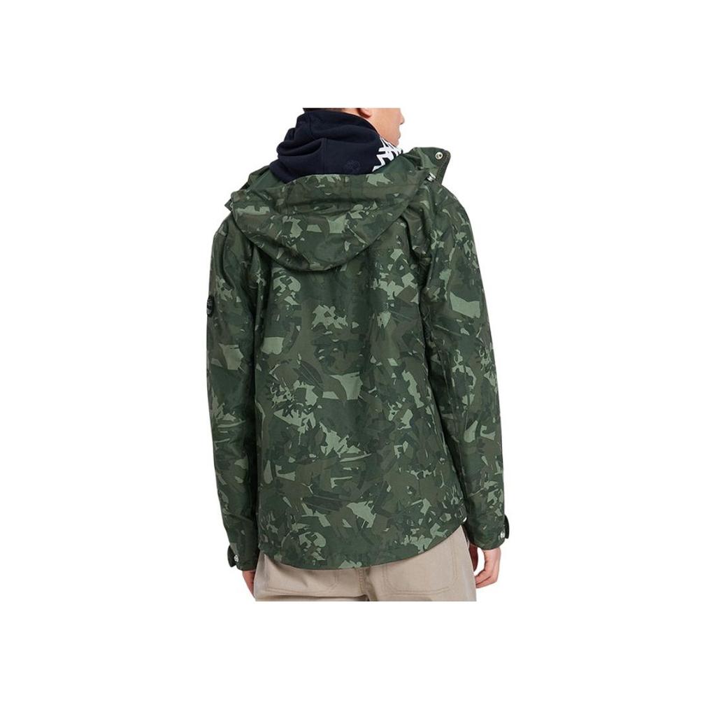 Timberland Куртка три в одном с капюшоном, мужские куртки, армейский зеленый камуфляж A1XY5W63