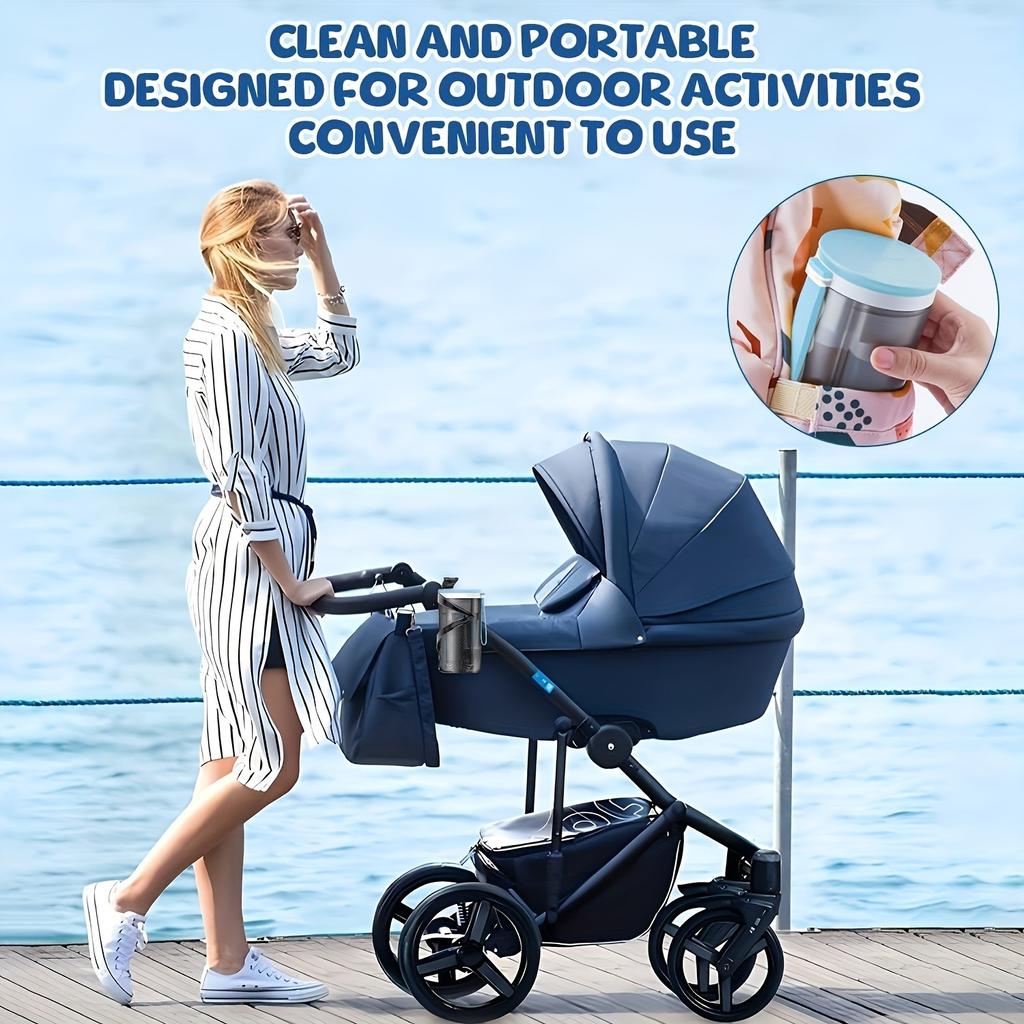 Портативный набор для чистки детских бутылочек с силиконовой щеткой для сосок, материал ПП, магнитная сушилка, стандартный калибр, сделано в материковом Китае