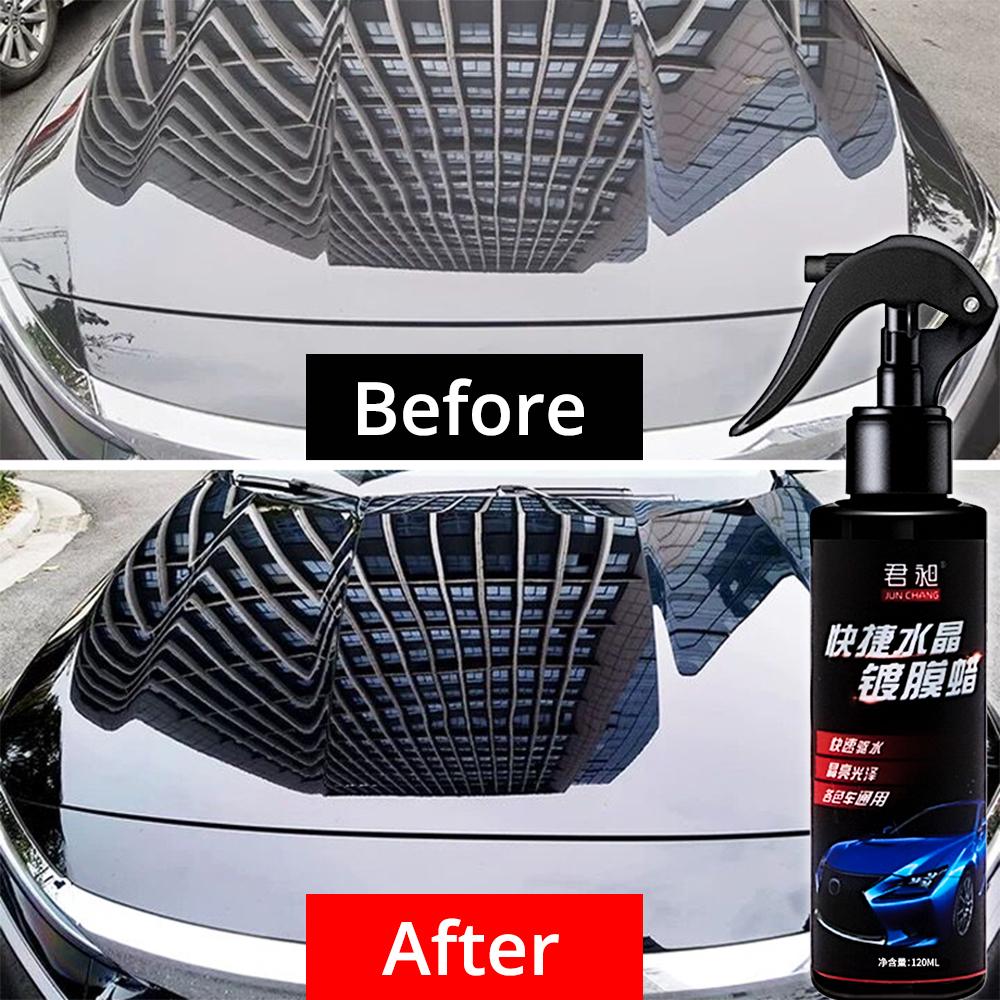 120 мл керамическое автомобильное покрытие, уход за краской, полировка, кристаллическое покрытие, спрей-герметик, нанопродукты, гидрофобный быстрый слой, жидкий воск