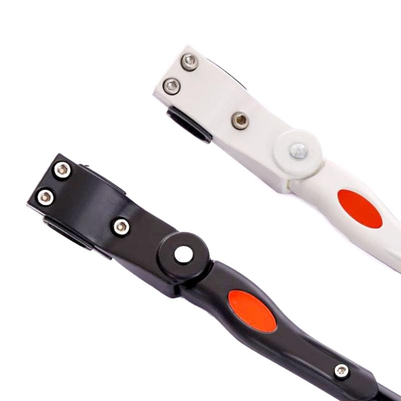 Aluminium Alloy Rear Mount Bike Kickstand Adjustable Bicycles Kickstand Parking Stand Foot Brace Easy to Install