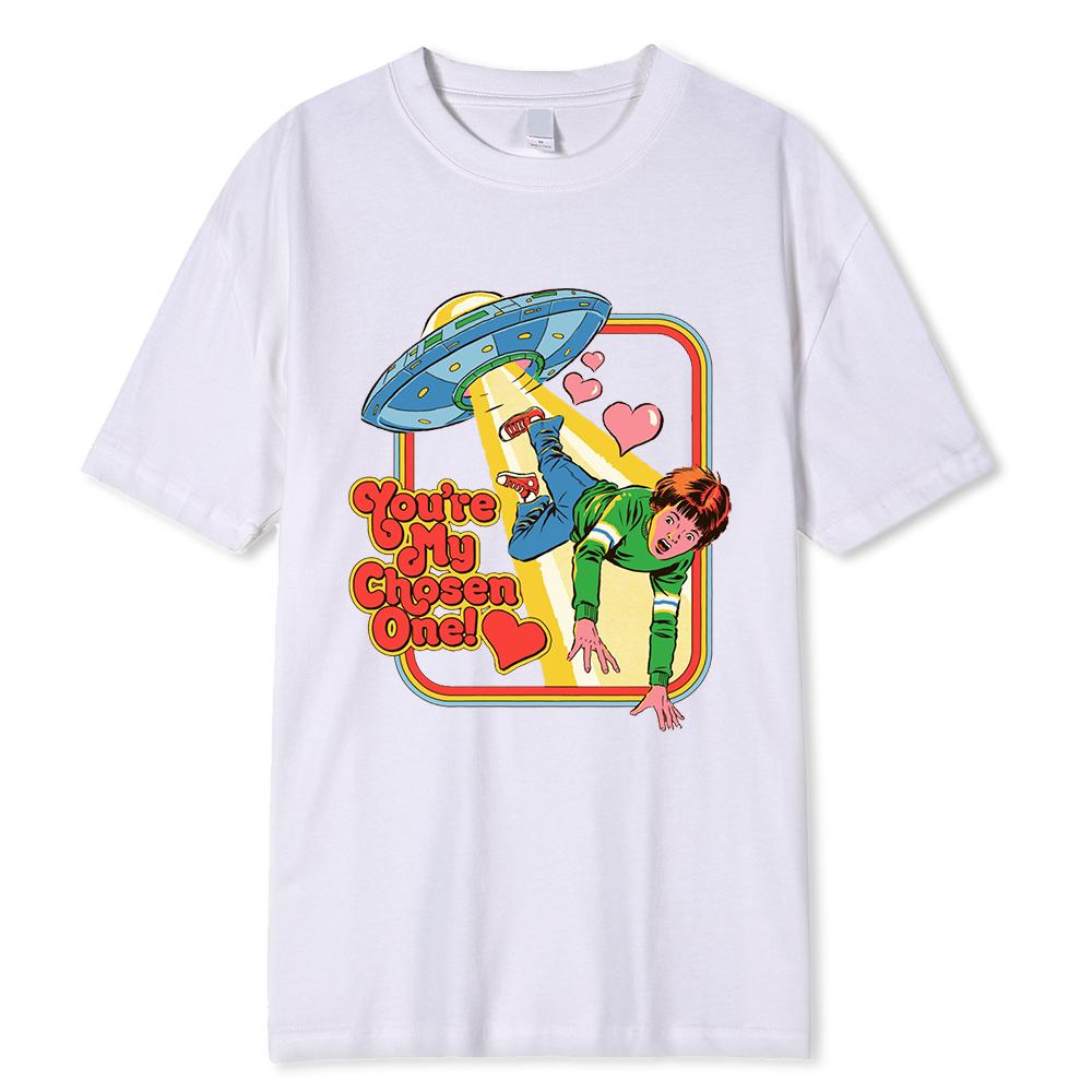 Серия комиксов ужасов Продай свою душу Экономика для детей Мужские футболки Свободная хлопковая футболка Одежда Уличная футболка