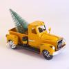 Christmas Farmhouse Truck Ornaments Collectible Handcrafted Vintage Design with Mini Xmas Trees for