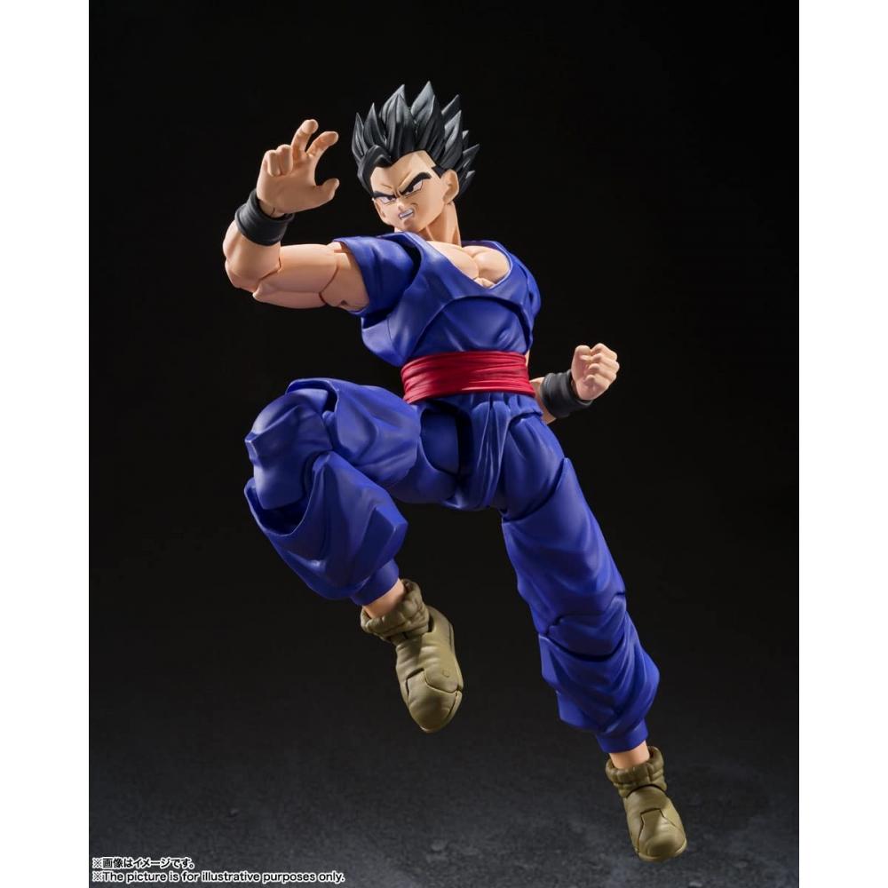 SHFiguarts Dragon Ball Super Super Hero Ultimate Gohan SUPER HERO (Версия для перепродажи) приблизительно. 140 мм окрашенная подвижная фигурка из ПВХ и АБС