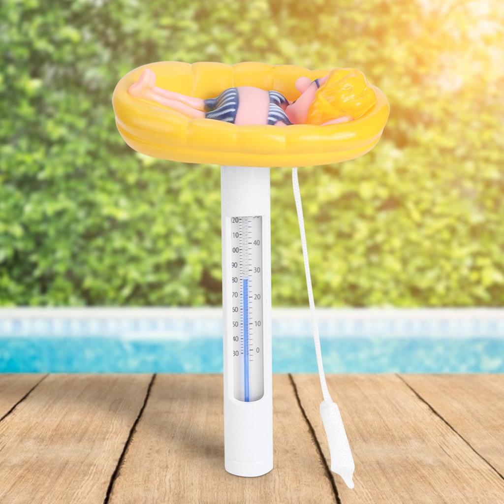 Lovely Cartoon Shape Floating Swimming Pool Thermometer Temperature Meter with Fahrenheit celsius Display