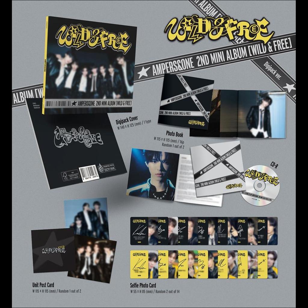 AMPERS&ONE [WILD & FREE] Дигипак версия. / 2-й мини-альбом